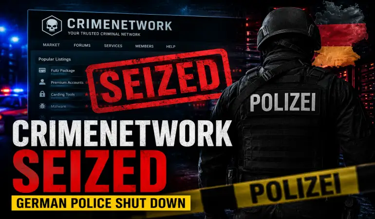 Crimenetwork Seized by German Police