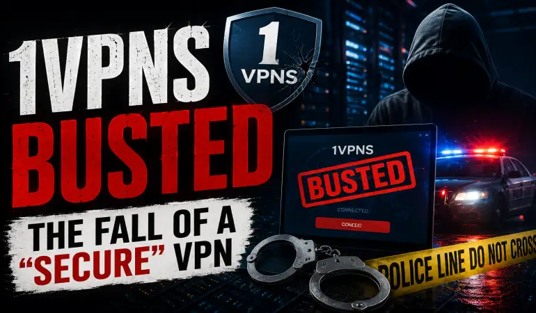 1VPNS Busted: The Fall of a “Secure” VPN Service