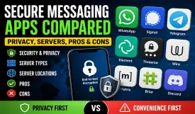 Best Secure Messaging Apps 2026: Privacy, Server Types, Pros & Cons Compared
