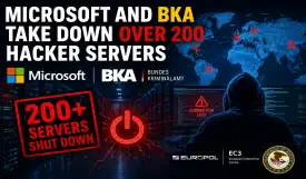 Microsoft and BKA Take Down Over 200 Hacker Servers
