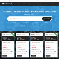 Secure Offshore Hosting | Cryptocurrencies accepted | We protect Privacy