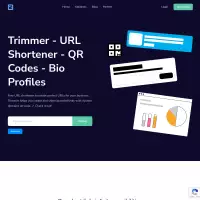 Trimmer - URL Shortener - QR Codes - Bio Profiles