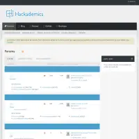 Hackademics : Forum sécurité informatique white hat