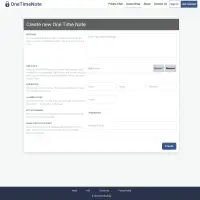 OneTimeNote | Create A Note