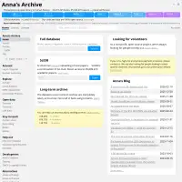 Anna’s Archive: LibGen (Library Genesis), Sci-Hub, Z-Library in one place - Anna’s Archive
