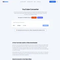YouTube to MP3 & MP4 Converter - EzConv