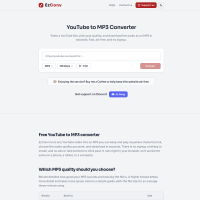 YouTube to MP3 & MP4 Converter - EzConv